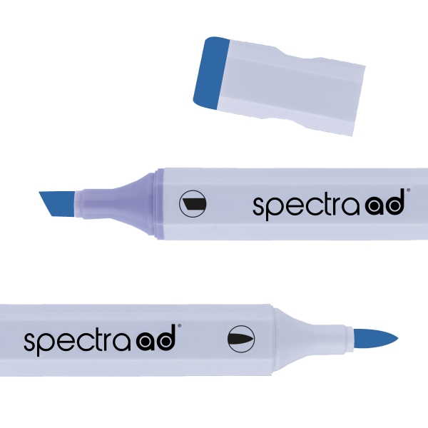 Маркер двосторонній Spectra AD 35 Яскраво-блакитний, 035-SADM