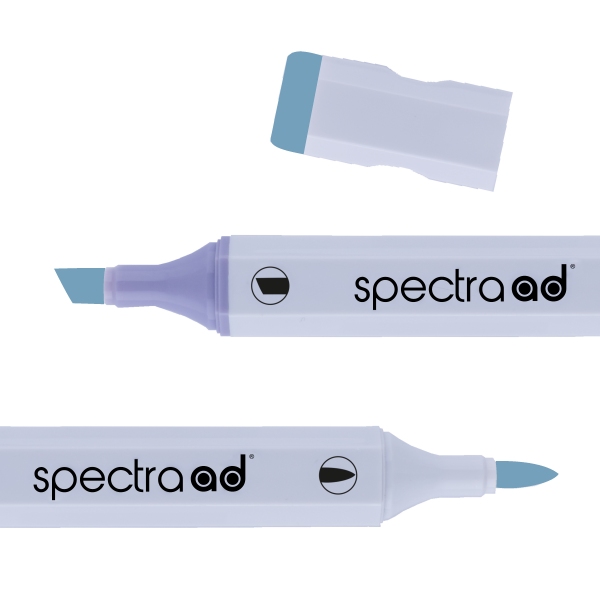 Маркер двосторонній Spectra AD 41 Лазурний, 041-SADM