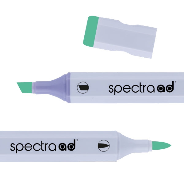Маркер двосторонній Spectra AD 67 Яскраво-зелений, 067-SADM