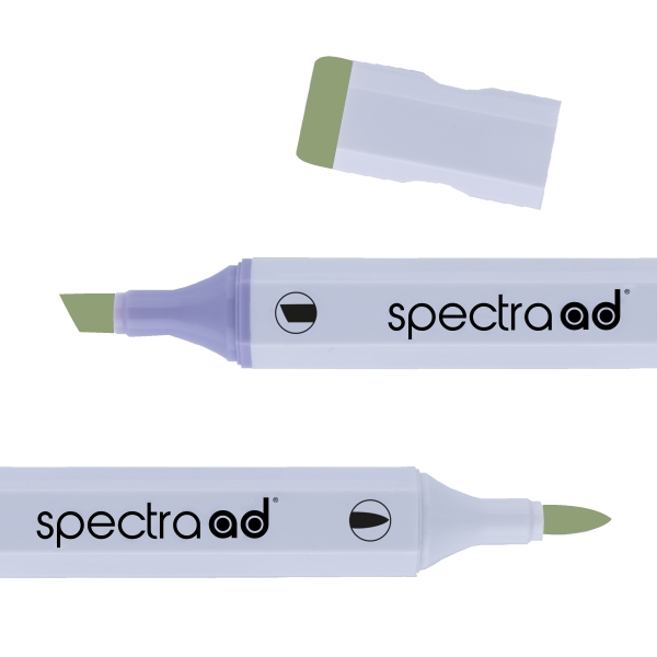 Маркер двухсторонний Spectra AD 70 Оливковый, 070-SADM
