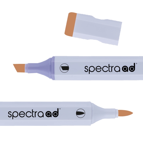 Маркер двосторонній Spectra AD 72 Обпалений апельсин, 072-SADM