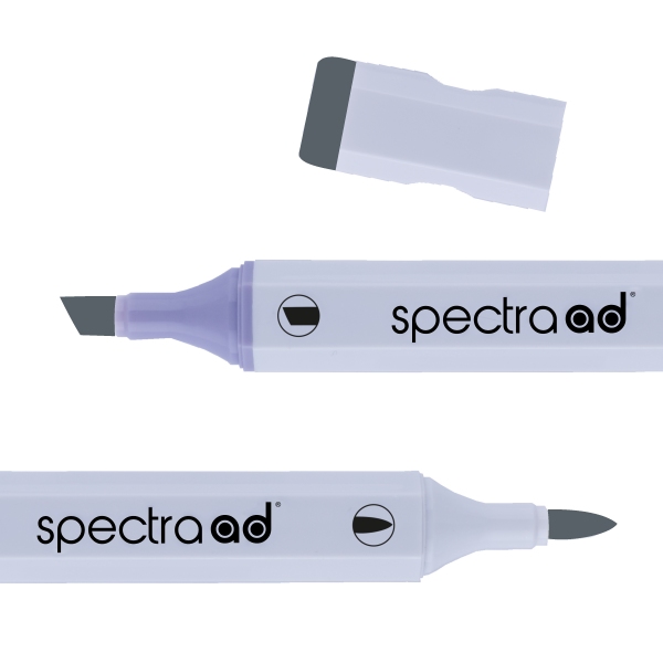 Маркер двухсторонний Spectra AD 82 Базовый серый 5, 082-SADM
