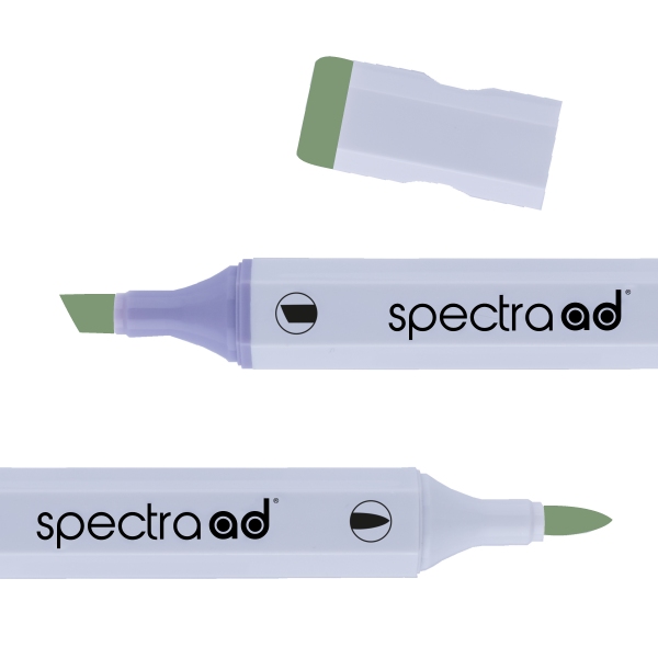 Маркер двосторонній Spectra AD 84 Темний оливковий, 084-SADM