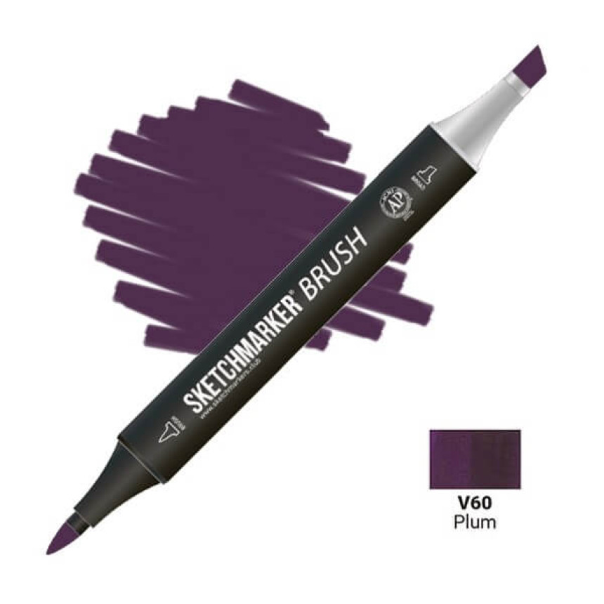 Маркер двосторонній SKETCHMARKER Brush Слива, SMB-V60