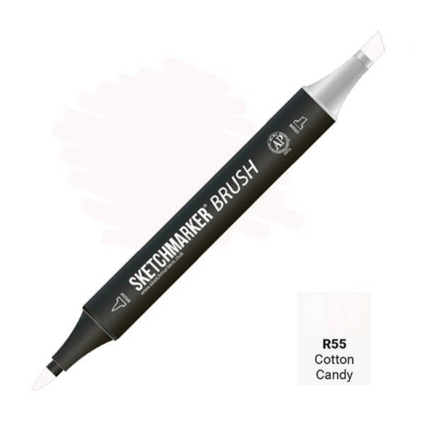 Маркер двусторонний SKETCHMARKER Brush Сахарная вата, SMB-R55