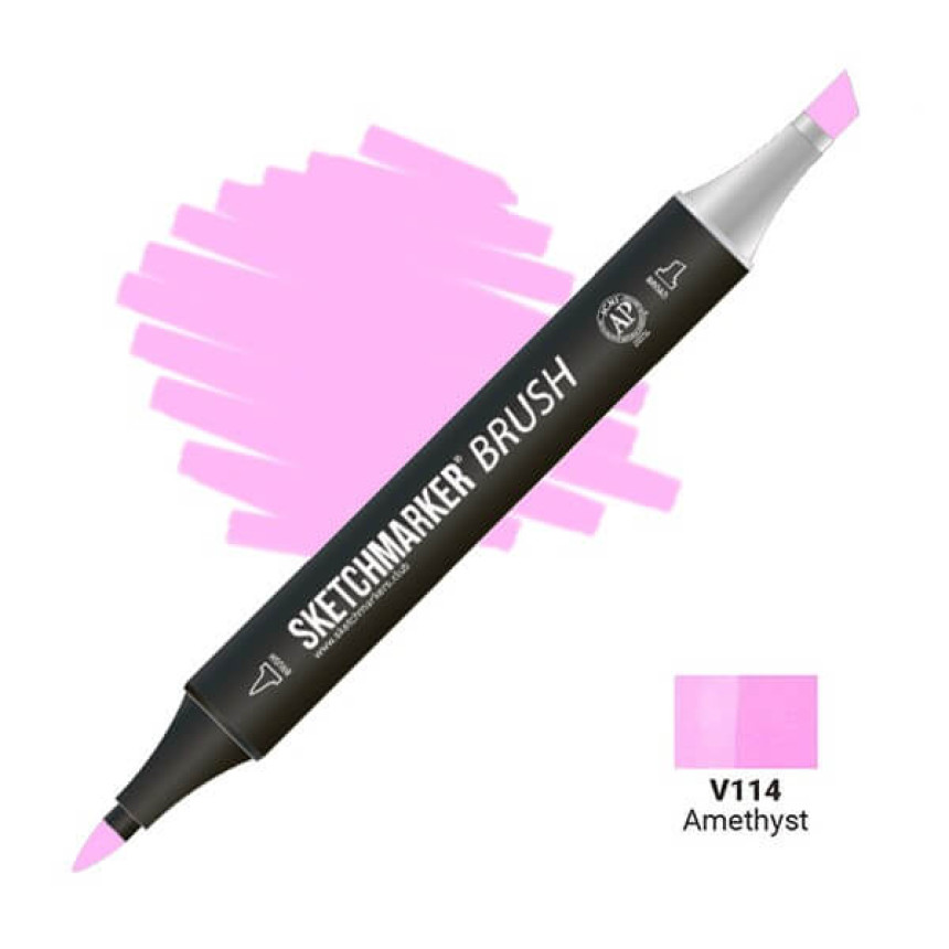 Маркер двосторонній SKETCHMARKER Brush Аметист, SMB-V114