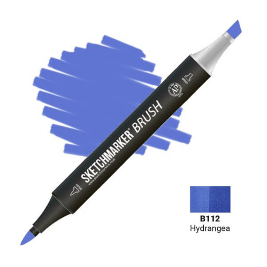 Маркер двосторонній SKETCHMARKER Brush Гортензія, SMB-B112