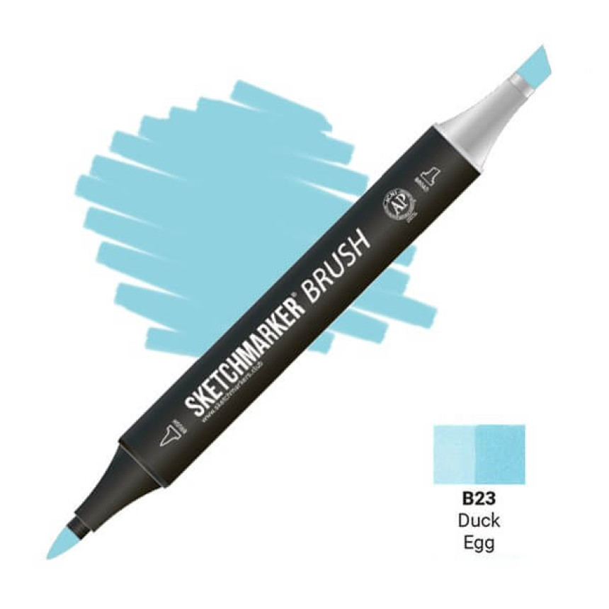 Маркер двосторонній SKETCHMARKER Brush Качине яйце, SMB-B23