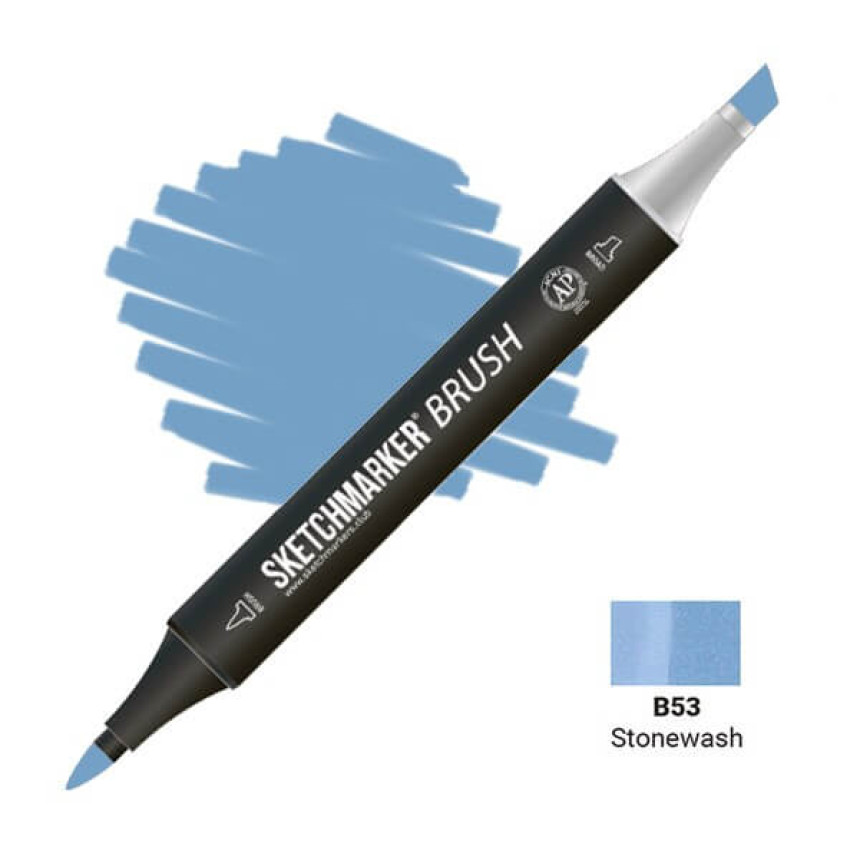 Маркер двосторонній SKETCHMARKER Brush Пемза, SMB-B53