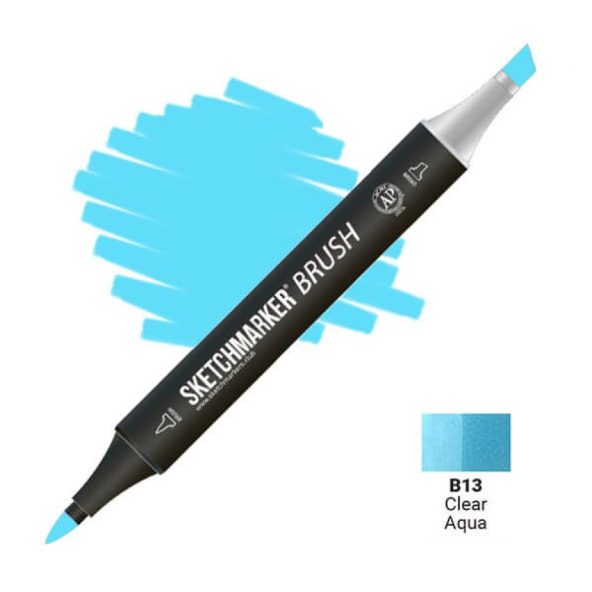 Маркер двосторонній SKETCHMARKER Brush Прозора вода, SMB-B13