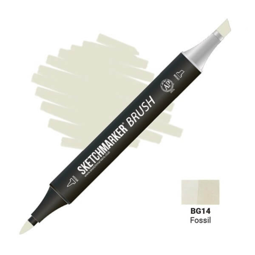 Маркер двусторонний SKETCHMARKER Brush Окаменелость, SMB-BG14