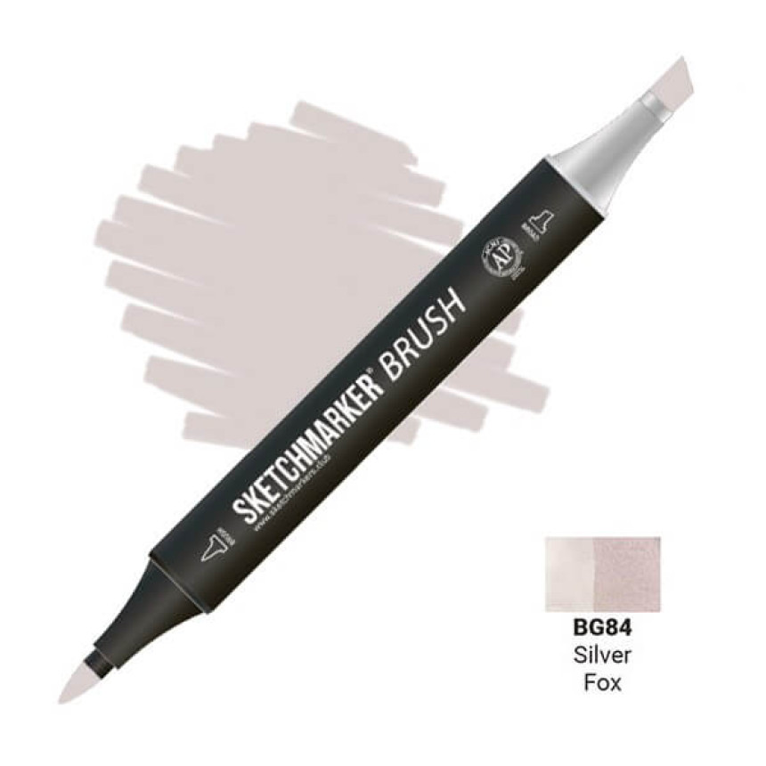 Маркер двосторонній SKETCHMARKER Brush Чорно-бура лисиця, SMB-BG84