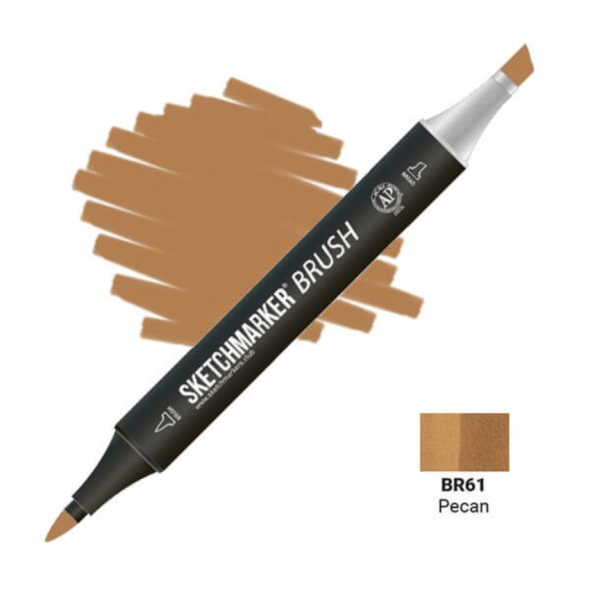 Маркер двосторонній SKETCHMARKER Brush Горіх Пекан, SMB-BR61
