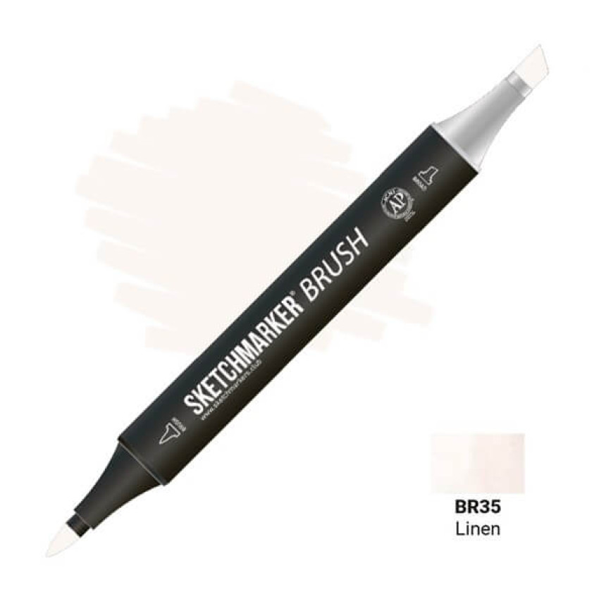 Маркер двосторонній SKETCHMARKER Brush Лляне полотно, SMB-BR35