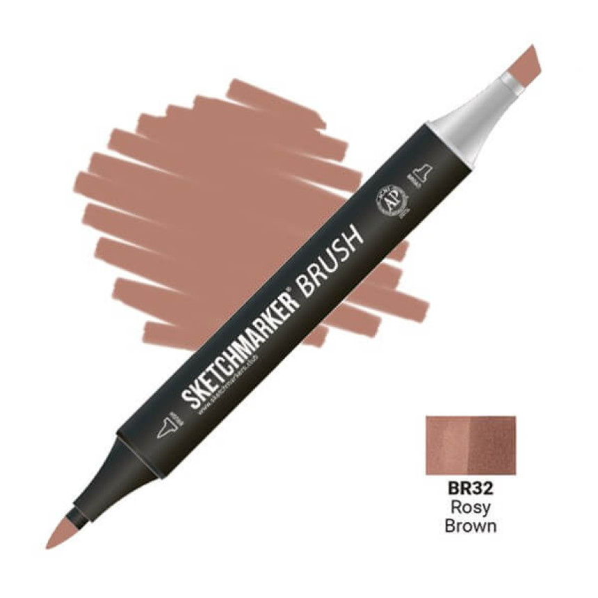 Маркер двосторонній SKETCHMARKER Brush Рожево-коричневий, SMB-BR32