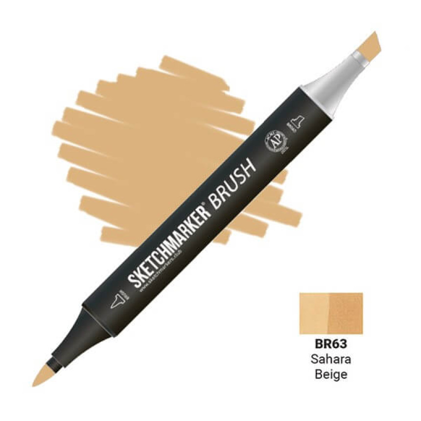Маркер двосторонній SKETCHMARKER Brush Сахара Беж, SMB-BR63