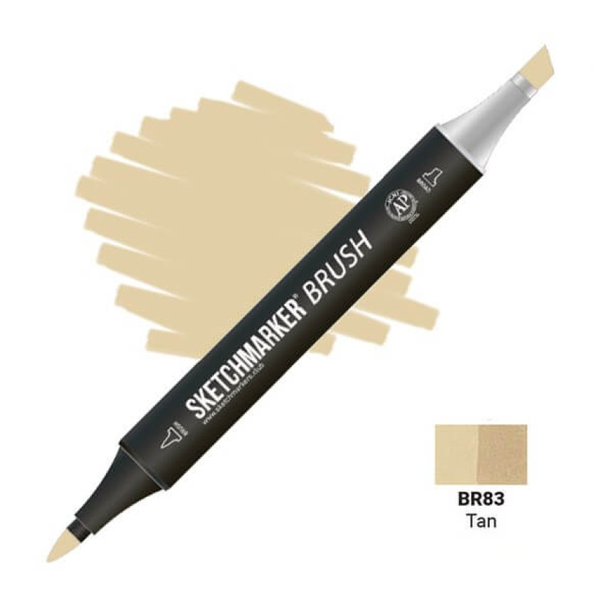 Маркер двосторонній SKETCHMARKER Brush Смуглявий, SMB-BR83