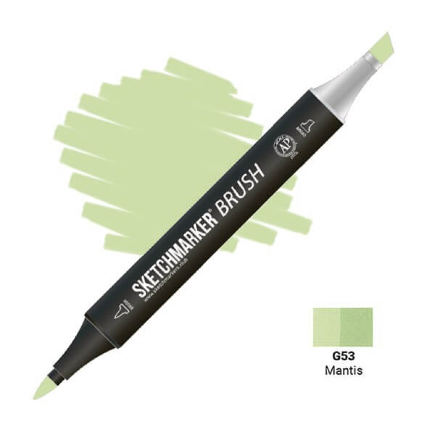 Маркер двосторонній SKETCHMARKER Brush Богомол, SMB-G53