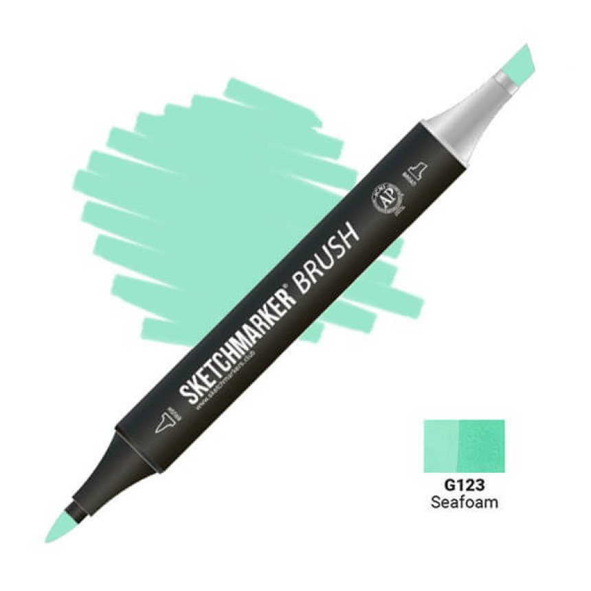 Маркер двосторонній SKETCHMARKER Brush Морська піна, SMB-G123