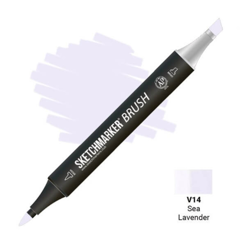 Маркер двосторонній SKETCHMARKER Brush Бузкове море, SMB-V14