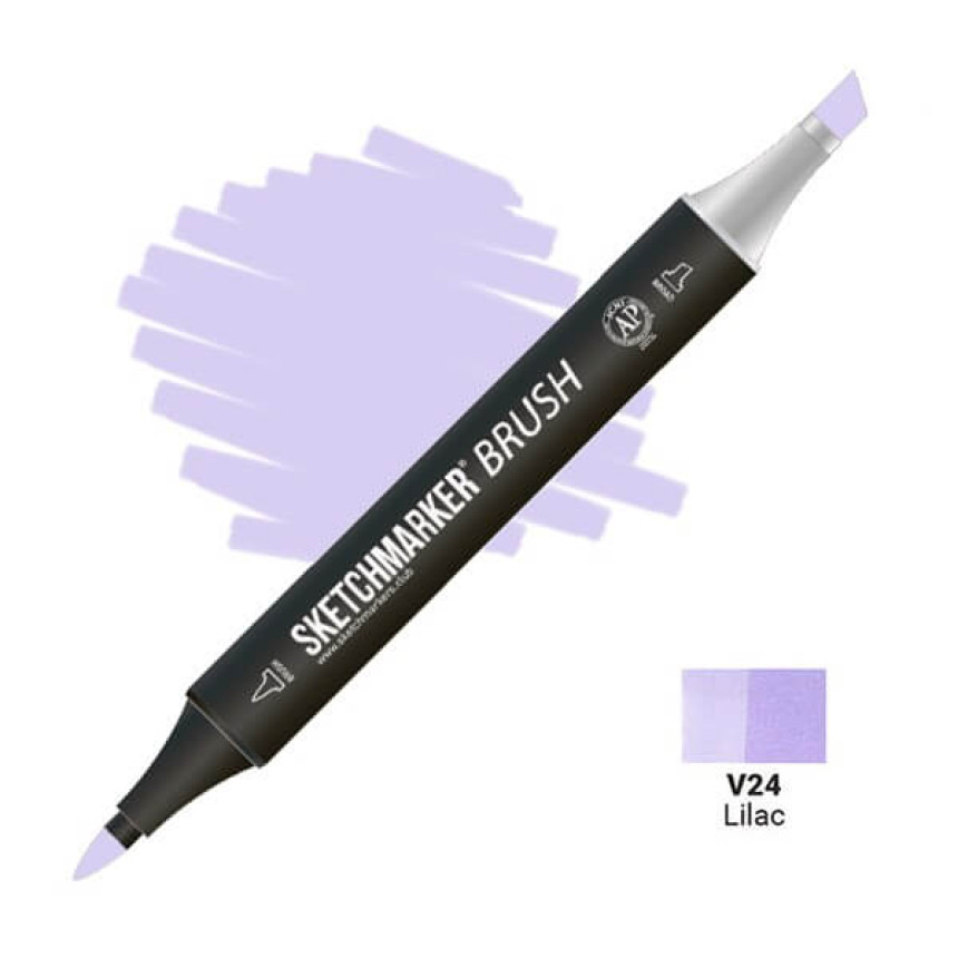 Маркер двосторонній SKETCHMARKER Brush Бузковий, SMB-V24