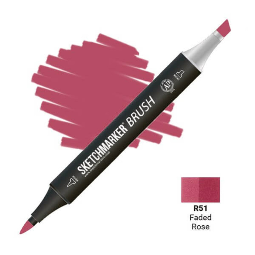 Маркер двусторонний SKETCHMARKER Brush Увядшая роза, SMB-R51