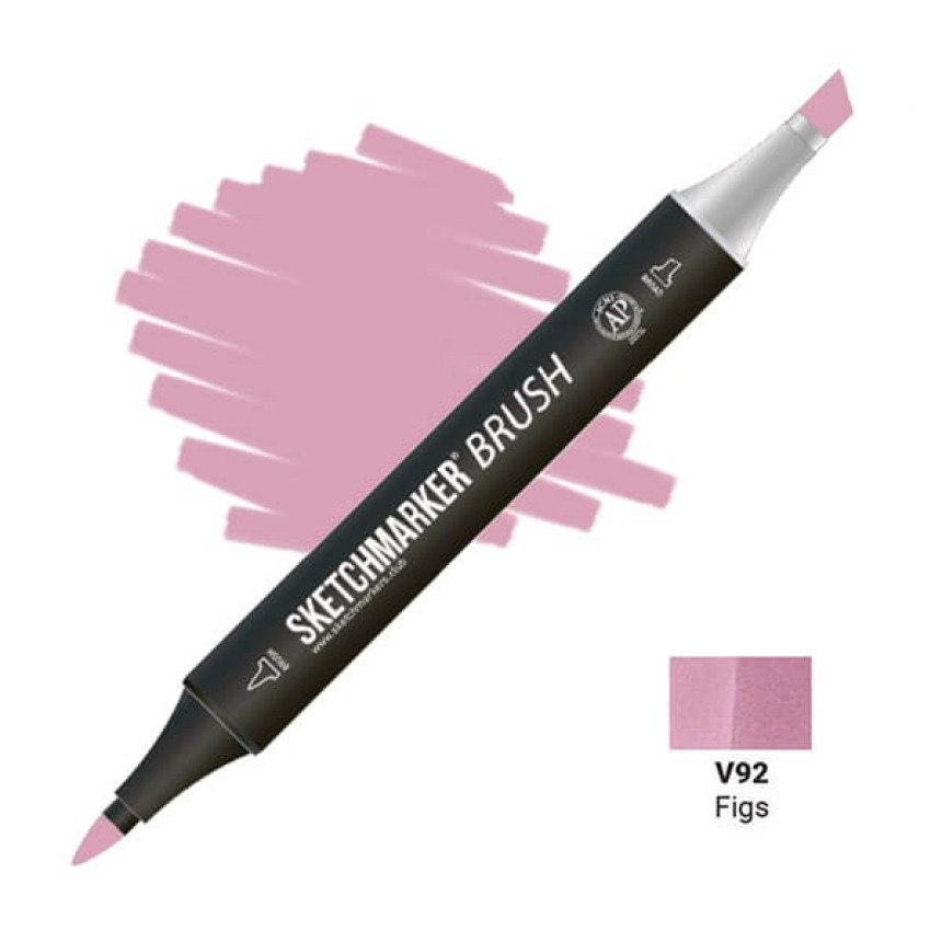 Маркер двосторонній SKETCHMARKER Brush Інжир, SMB-V92