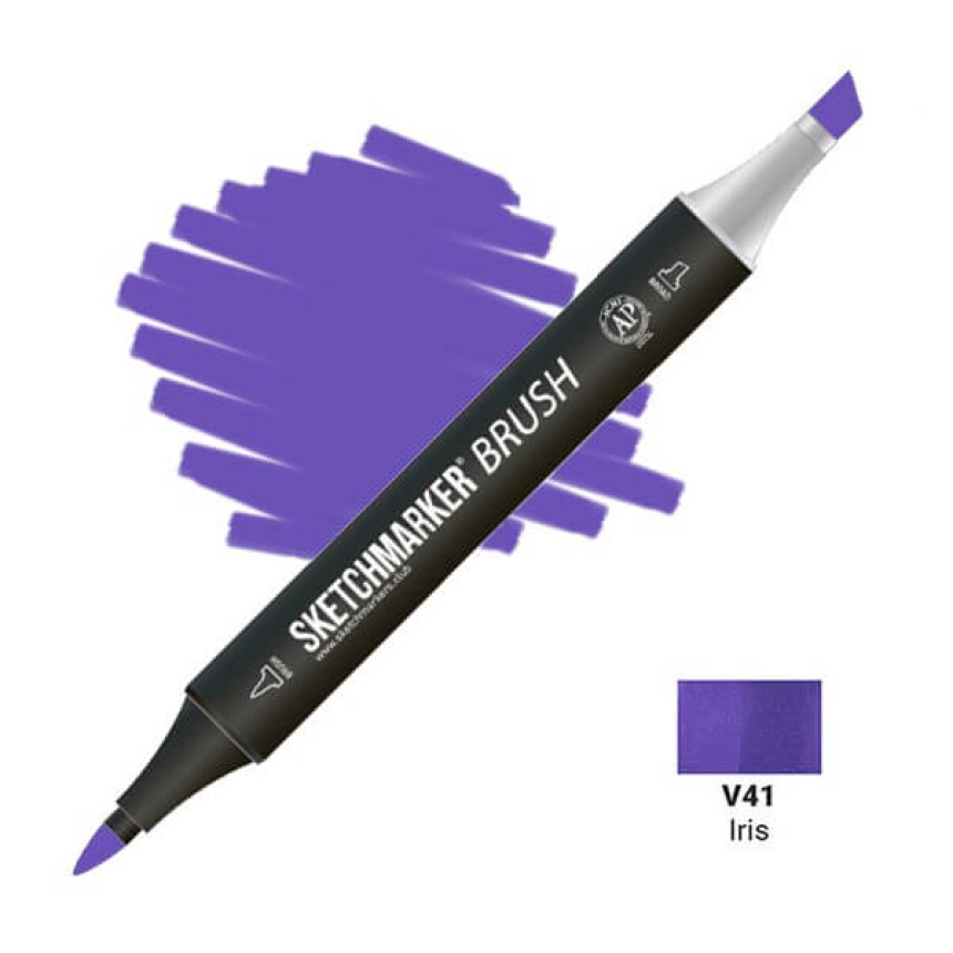 Маркер двосторонній SKETCHMARKER Brush Ірис, SMB-V41