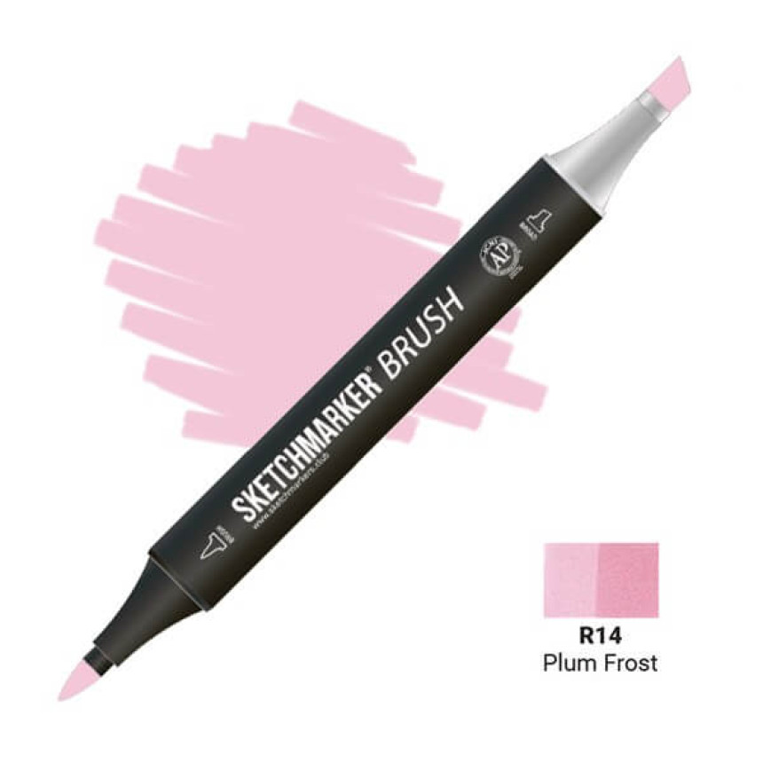 Маркер двухсторонний SKETCHMARKER Brush Морозная слива, SMB-R14