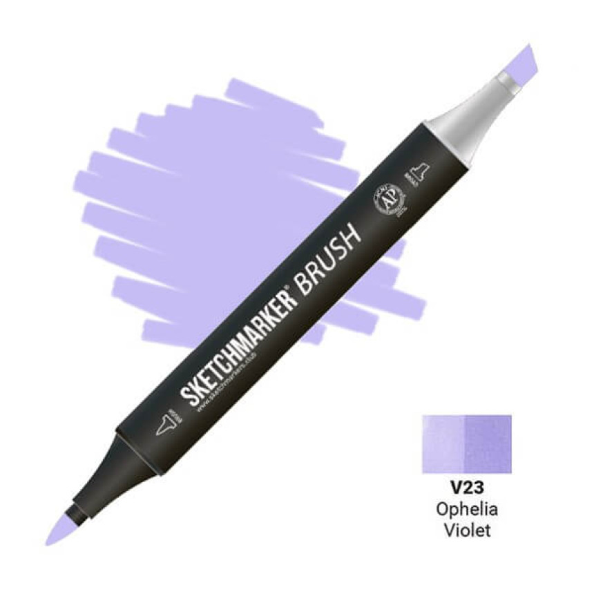 Маркер двусторонний SKETCHMARKER Brush Офелия фиалетовая, SMB-V23