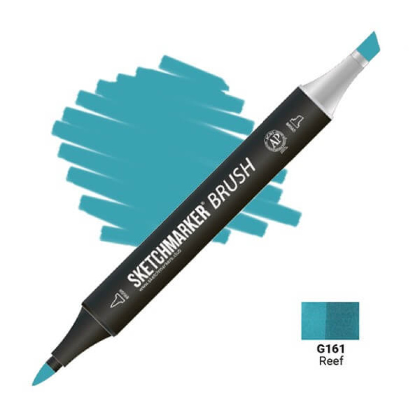 Маркер двухсторонний SKETCHMARKER Brush Риф, SMB-G161