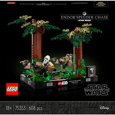 Конструктор Lego Star Wars Діорама "Погоня на спідері на Ендорі", 75353
