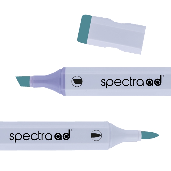 Маркер двосторонній Spectra AD 17 Сіро-бірюзовий, 017-SADM