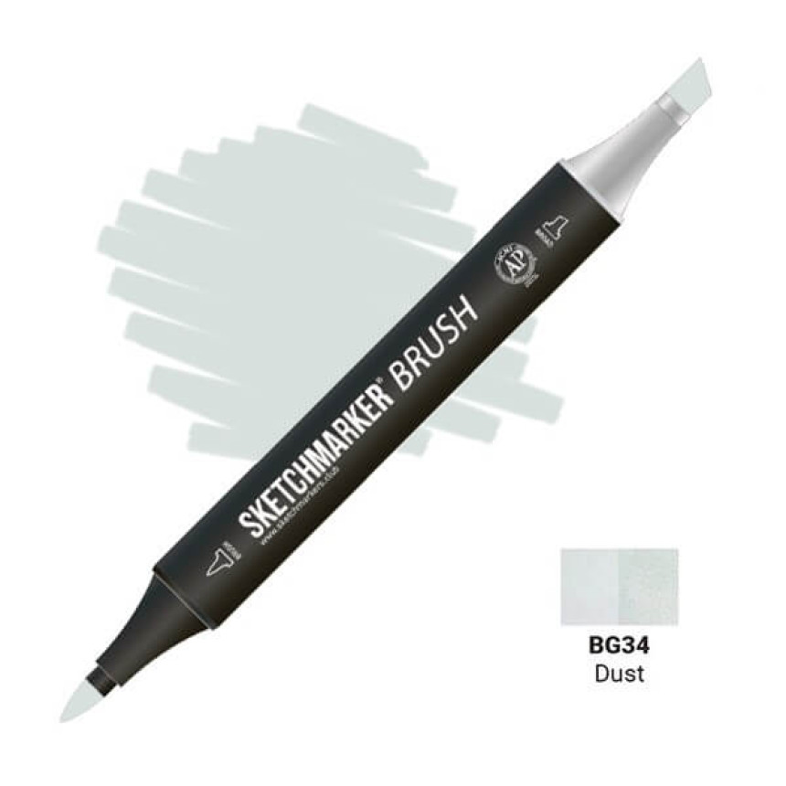 Маркер двухсторонний SKETCHMARKER Brush Грязь, SMB-BG34