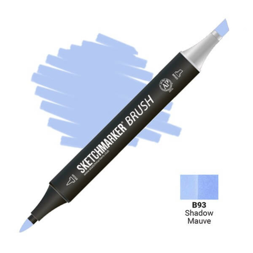 Маркер двухсторонний SKETCHMARKER Brush Сиреневая тень, SMB-B93