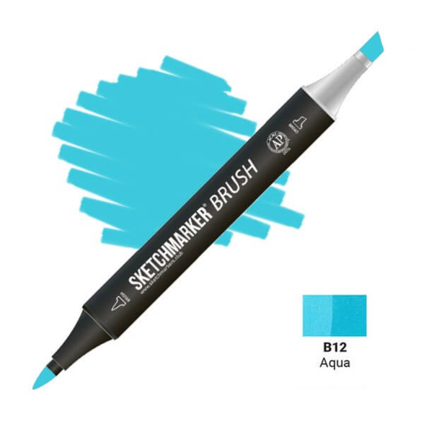 Маркер двосторонній SKETCHMARKER Brush Вода, SMB-B12