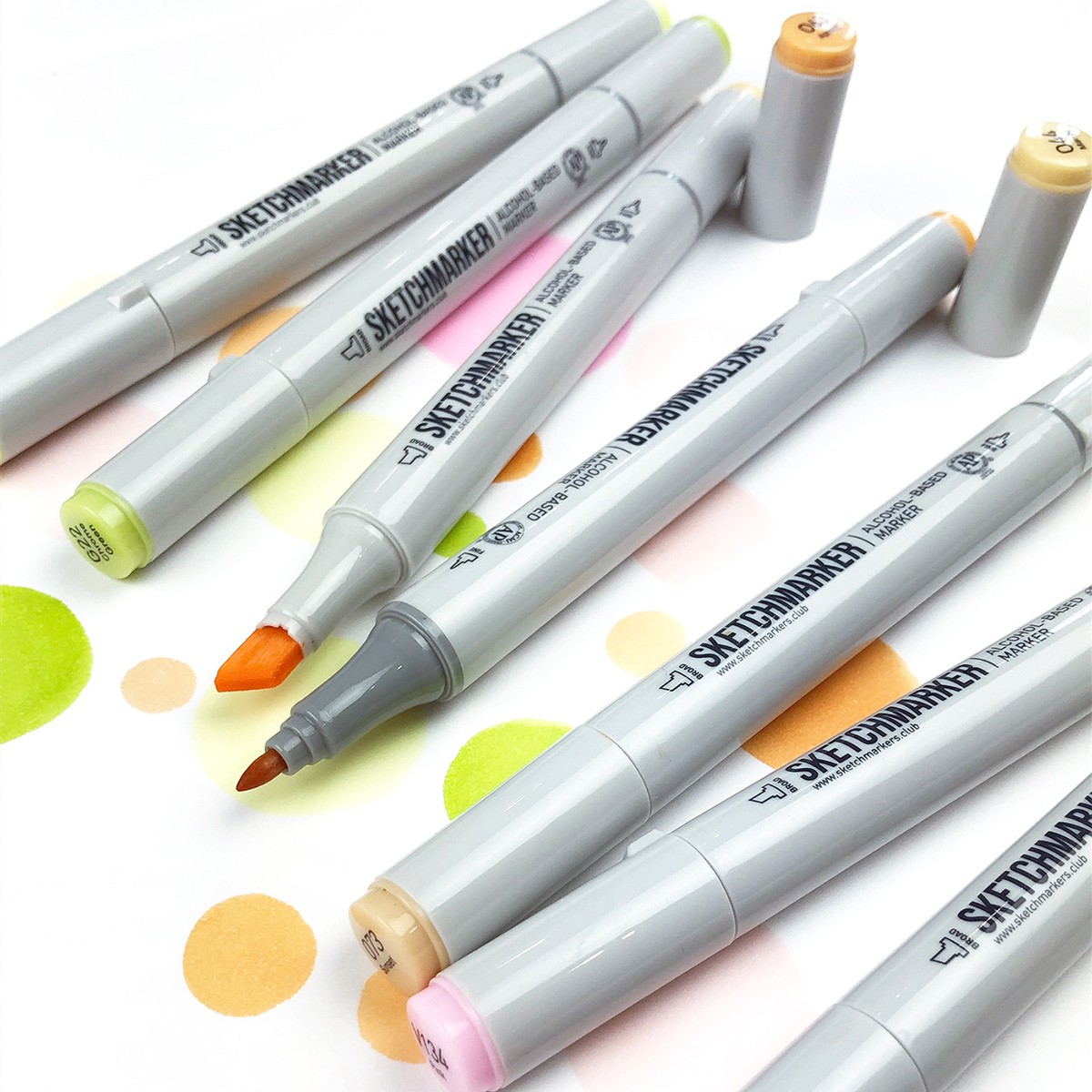 Маркер двосторонній SKETCHMARKER Апельсин, що сміється, SM-O52 1