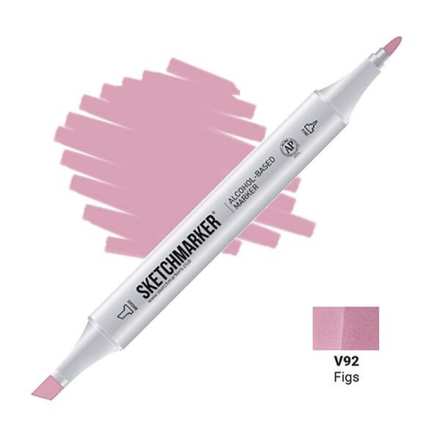 Маркер SKETCHMARKER, 2 пера: долото и тонкое, Figs - Инжир, SM-V92