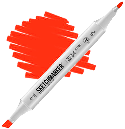 Маркер двосторонній SKETCHMARKER Апельсин, що сміється, SM-O52
