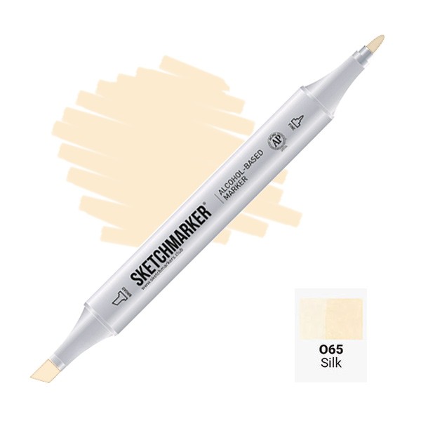 Маркер SKETCHMARKER, 2 пера: долото и тонкое, Silk - Шёлк, SM-O65