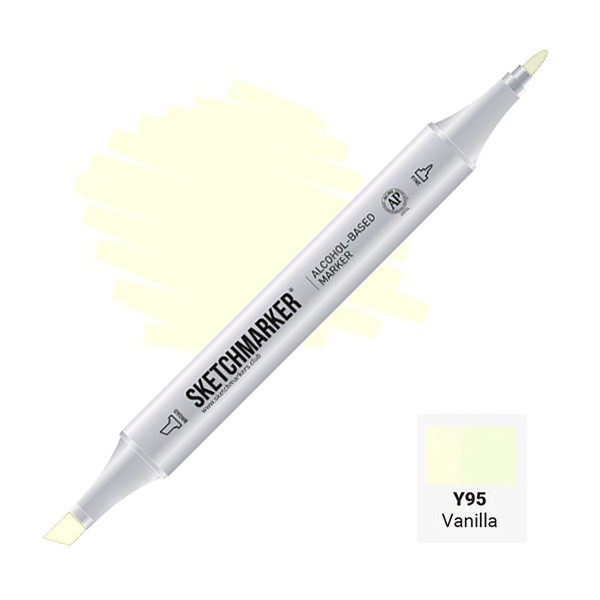 Маркер двосторонній SKETCHMARKER Ванільний, SM-Y95