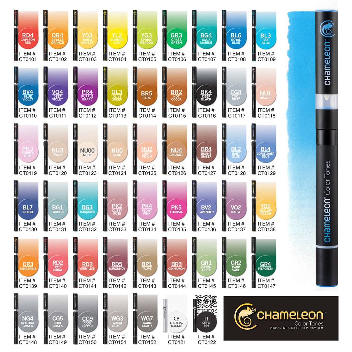 Маркер Chameleon - Cool Grey (холодний сірий), CG8 4