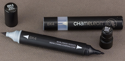 Маркер Chameleon - Deep Black (глибокий чорний), BK4 2