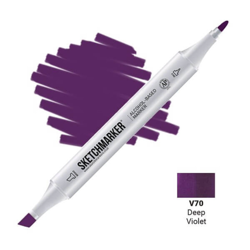 Маркер двосторонній SKETCHMARKER Глибокий фіолетовий, SM-V70