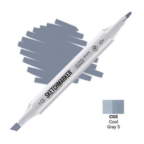 Маркер двосторонній SKETCHMARKER Прохолодний сірий 5, SM-CG5