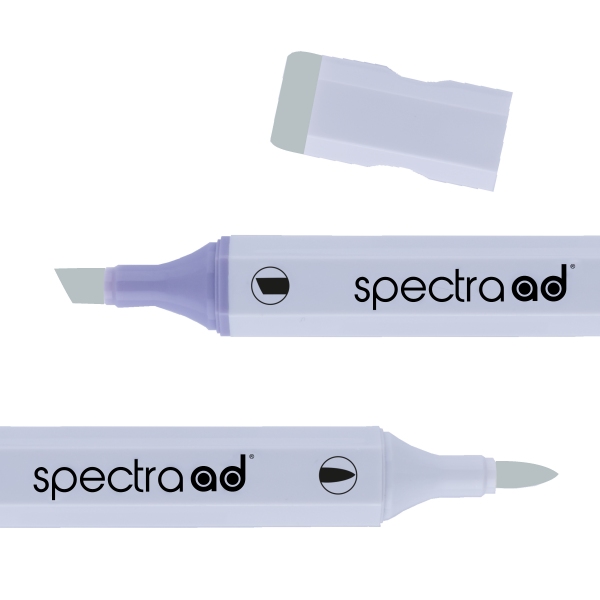 Маркер двосторонній Spectra AD 89 Стальний синій, 089-SADM