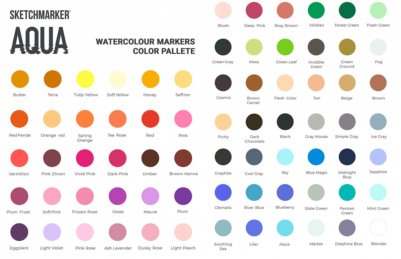 Маркер акварельний двосторонній SKETCHMARKER Aqua Pro Вершковий, SMA-BUTT 2