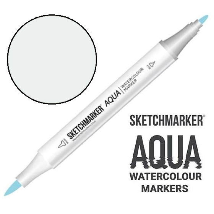 Маркер акварельний двосторонній SKETCHMARKER Aqua Pro Димчастий, SMA-FOG