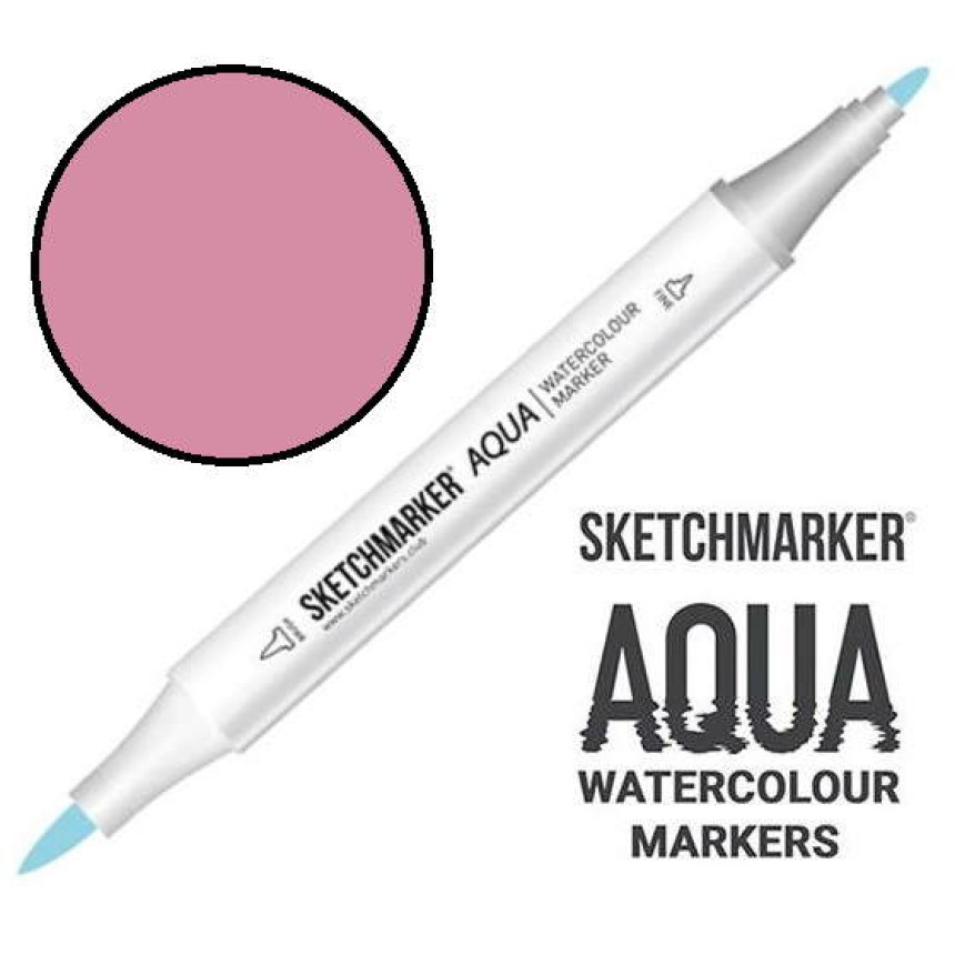 Маркер акварельний двосторонній SKETCHMARKER Aqua Pro Попелясто-лавандовий, SMA-ASLAV