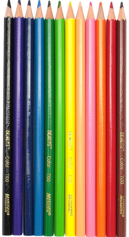 Олівці 12 кол. Colorite, 1100-12CB, Marco 3